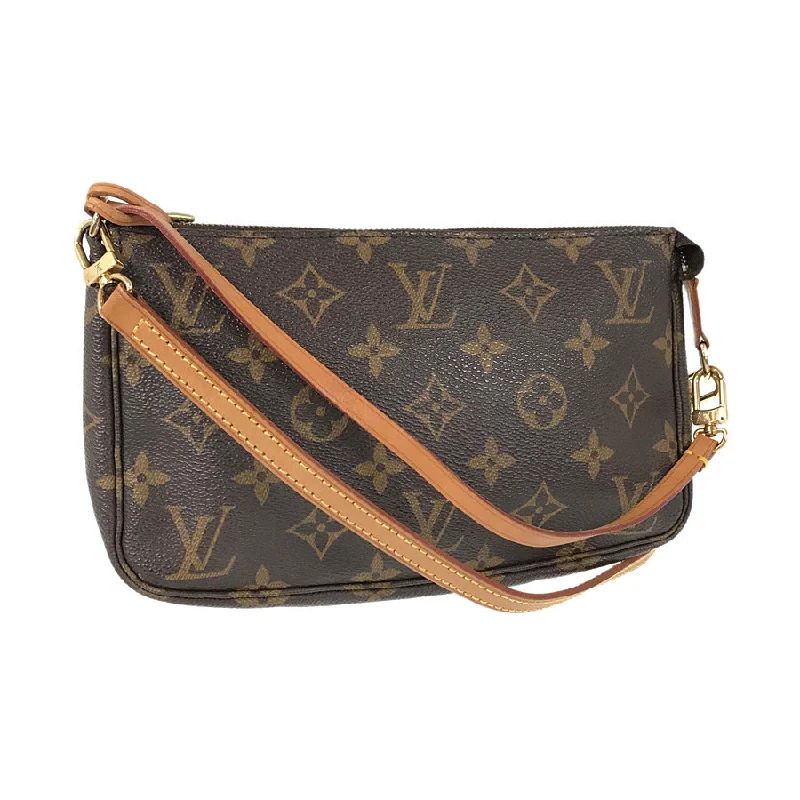 Louis Vuitton Alma bags with a leather - wrapped handle for a luxurious feelLOUIS VUITTON With Shoulder strap Pouch