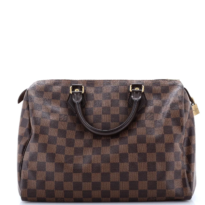 Contemporary Christian Dior handbags with a unique shapeSpeedy Handbag Damier 30