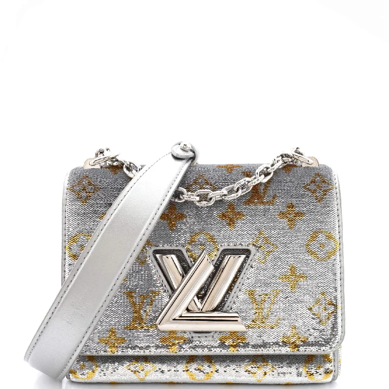 Christian Dior handbags with a removable shoulder strap for versatilityTwist Handbag Monogram Sequins PM