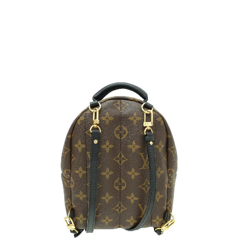 Louis Vuitton backpacks with a padded laptop compartment for travelLouis Vuitton Bicolor Monogram Palm Springs Mini Backpack Bag