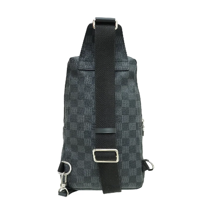 Louis Vuitton backpacks with a sleek, minimalist design for styleLouis Vuitton Bicolor Graphite Avenue Sling NM Bag