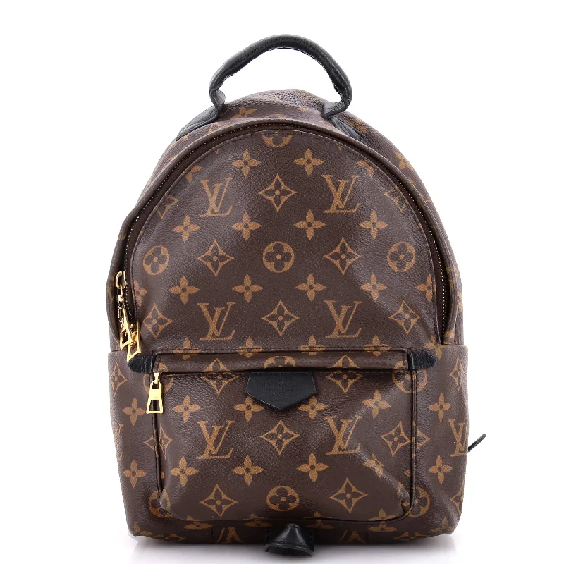 Christian Dior handbags with a snap - button closure and a decorative bucklePalm Springs Backpack Monogram Canvas PM