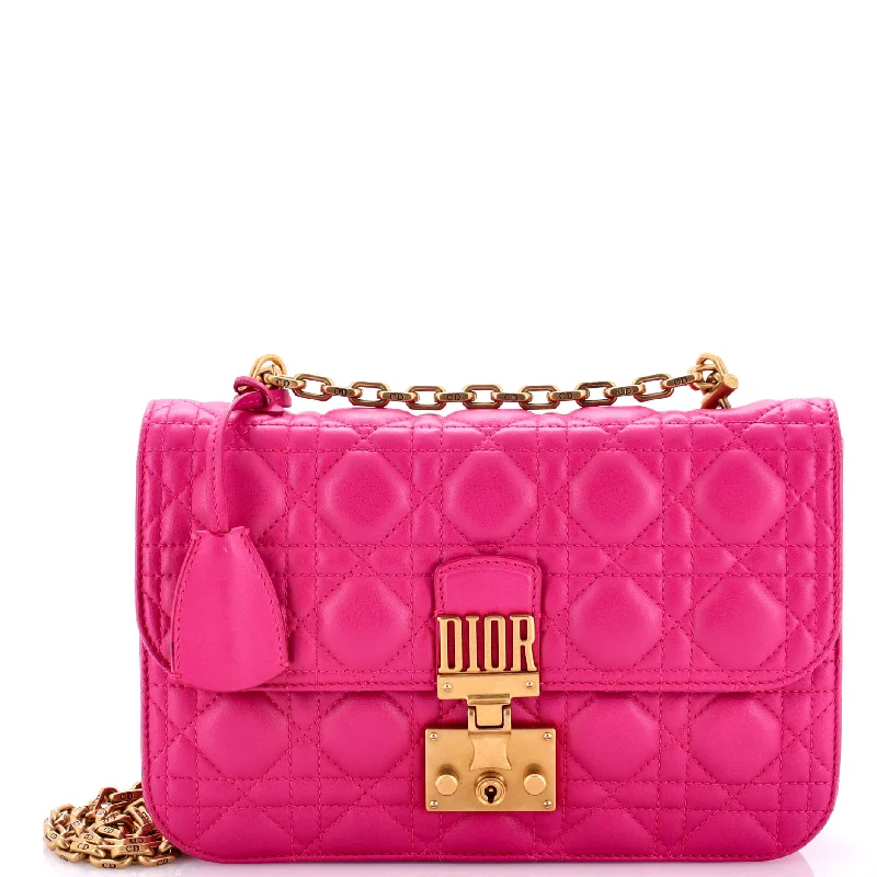 Trendsetting Christian Dior crossbody bags with a colorful strapDioraddict Flap Bag Cannage Quilt Lambskin Medium