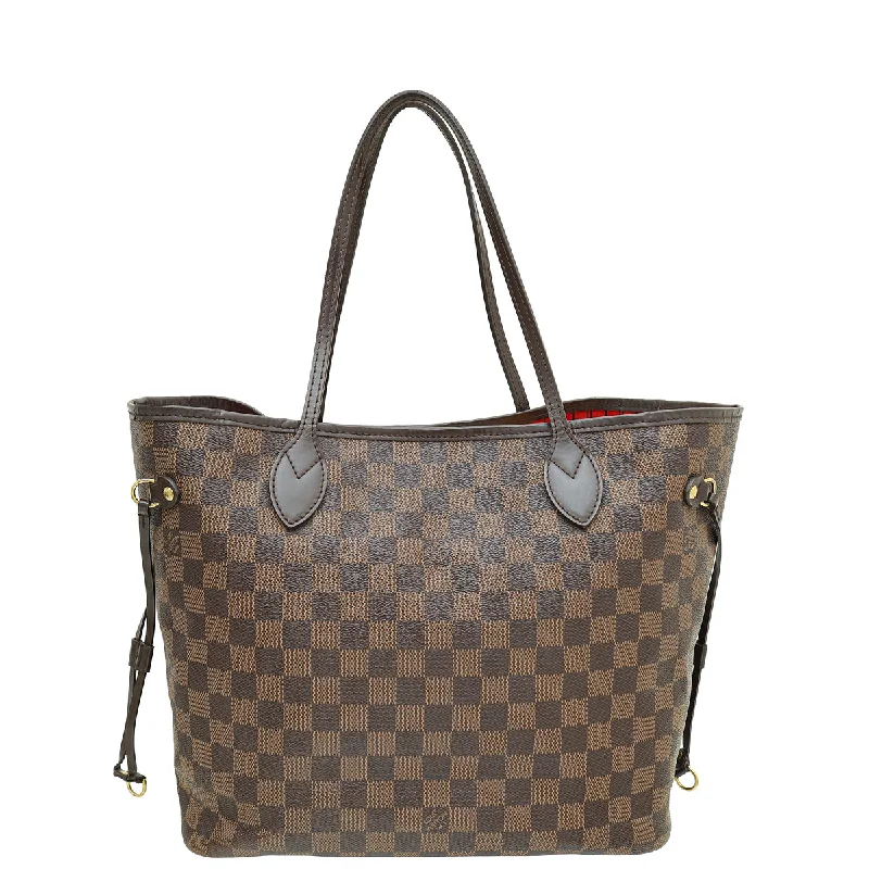 Ladies Louis Vuitton Petite Malle bags with a star - shaped charm for cutenessLouis Vuitton Ebene Neverfull MM Tote Bag W/ J7 Initials