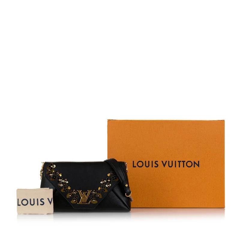 Louis Vuitton Alma bags featuring the signature top - handle designLouis Vuitton Love Note Black Flower Studded Leather