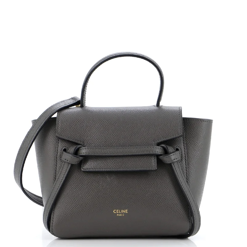 Christian Dior handbags with a snap - button closure and a decorative buckleBelt Bag Textured Leather Pico