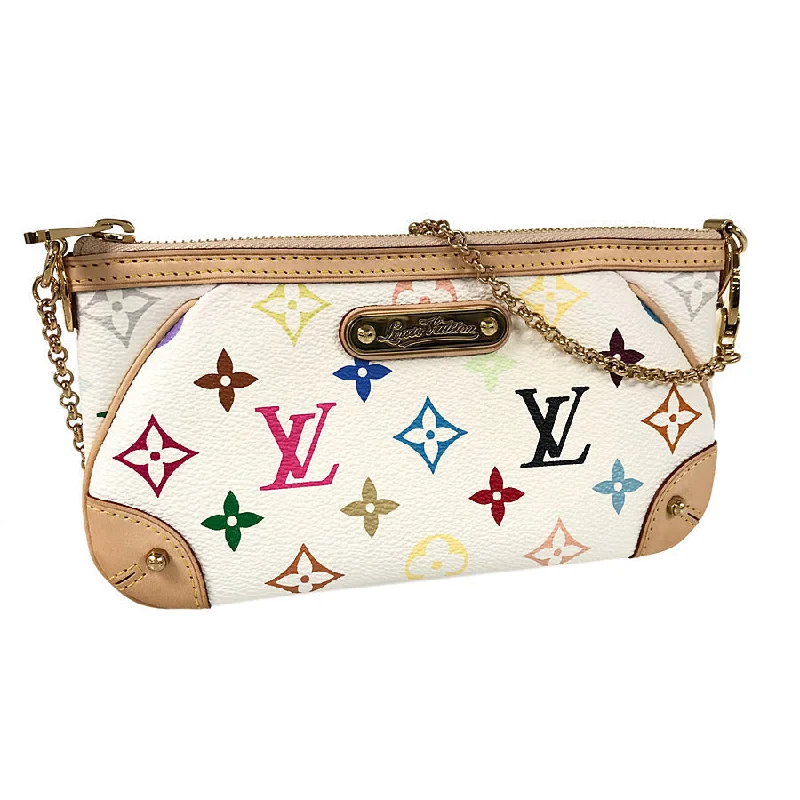 Ladies Louis Vuitton Petite Malle bags in a pastel color for a soft lookLOUIS VUITTON Pouch