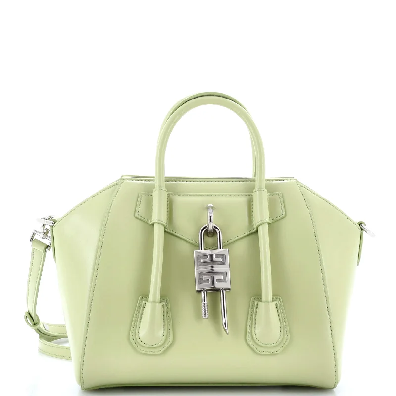 Christian Dior backpacks with a sleek, minimalist silhouetteAntigona Lock Bag Leather Mini