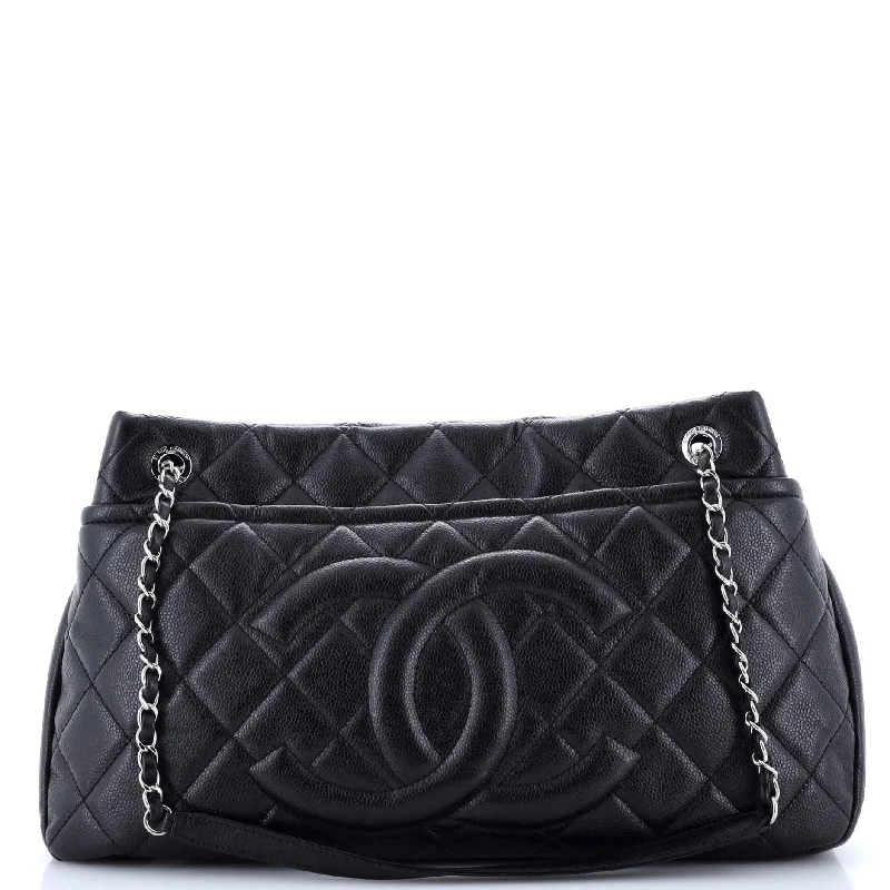 Christian Dior handbags with a removable shoulder strap for versatilityTimeless CC Soft Tote Quilted Caviar Large