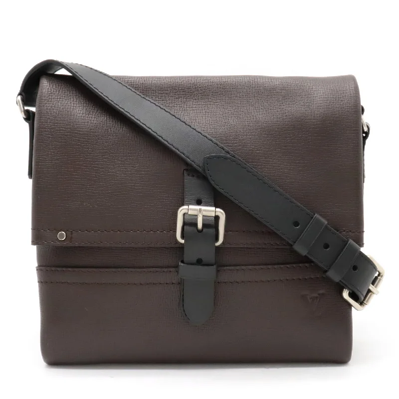 Louis Vuitton crossbody bags with a woven leather strap for textureLouis Vuitton Louis Vuitton Utah Canyon Messenger PM Messenger Bag Leather Maron Tea Brown M54962