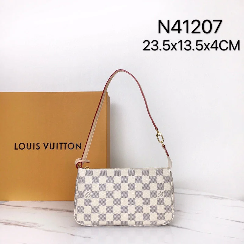 Ladies Louis Vuitton shoulder bags with a wide - width strap for comfortLouis Vuitton Luxury Bags 1810