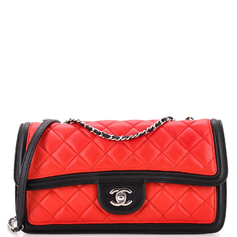 Christian Dior Saddle bags with a patent leather finish for a shiny lookGraphic Flap Bag Quilted Calfskin Medium