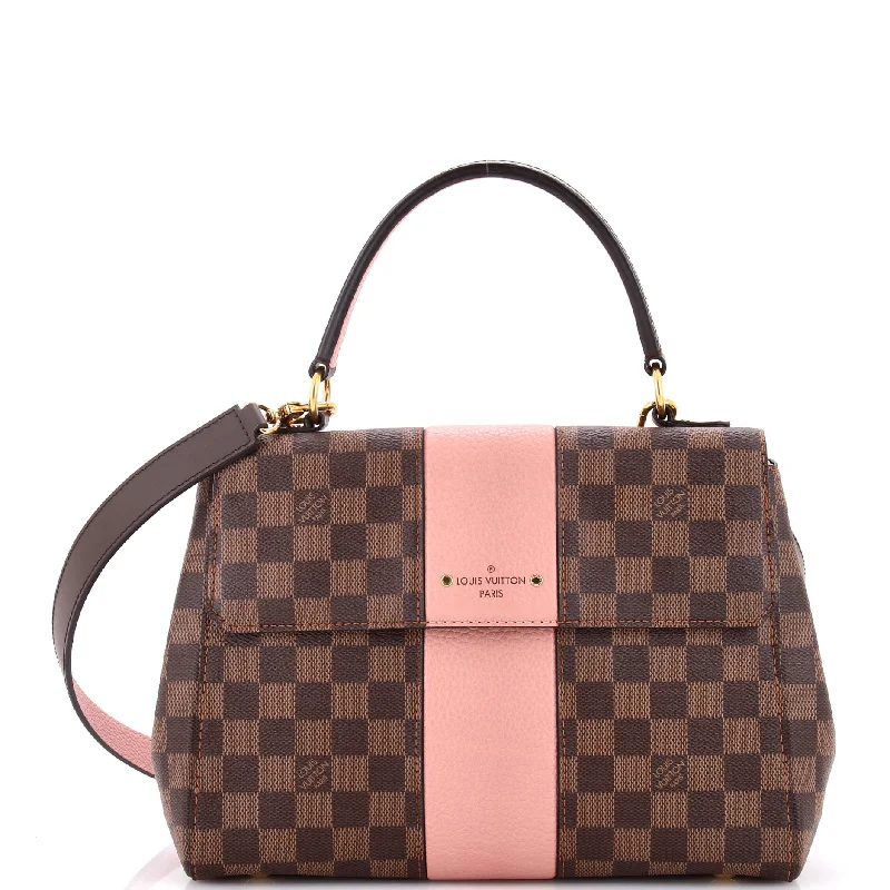 Christian Dior Saddle bags with a distressed leather finishBond Street Handbag Damier with Leather MM