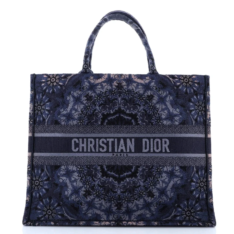 Fashion - forward Christian Dior tote bags for the modern womanBook Tote KaleiDiorscopic Canvas Large