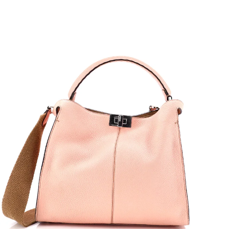 Christian Dior Saddle bags with a distressed leather finishPeekaboo X-Lite Bag Leather Medium