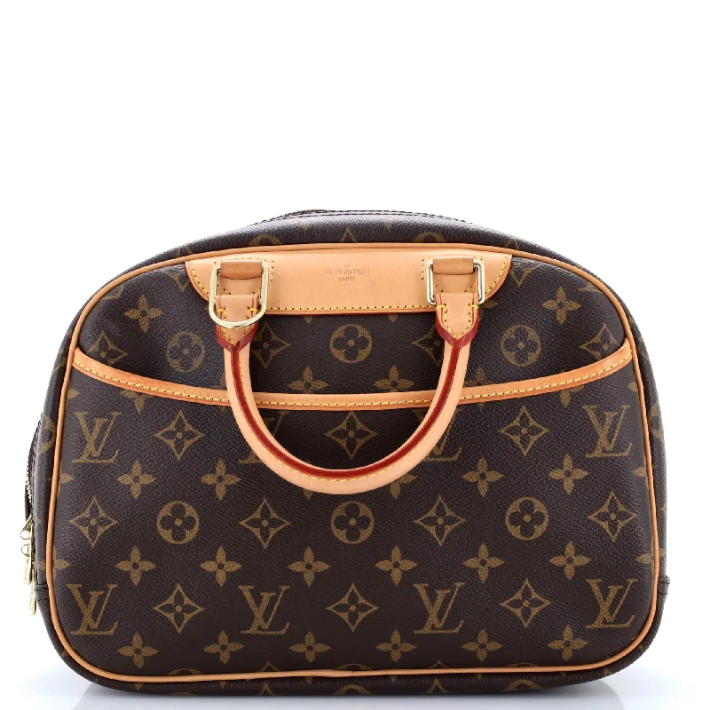 Christian Dior handbags with a detachable mirror for on - the - go touch - upsTrouville Handbag Monogram Canvas