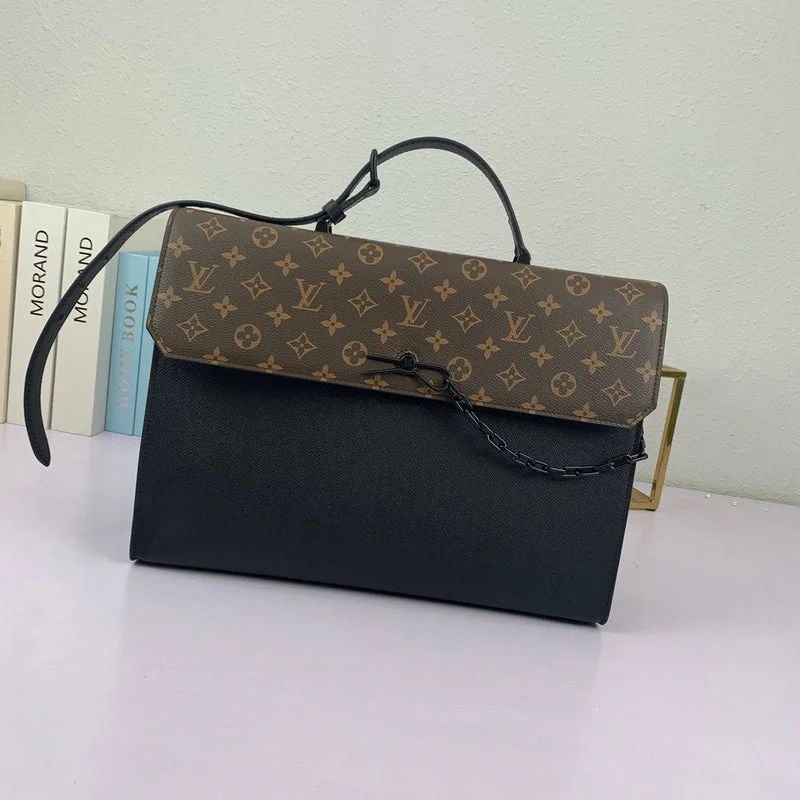 Louis Vuitton crossbody bags with a printed floral pattern for femininityLouis Vuitton Luxury Bags 1802