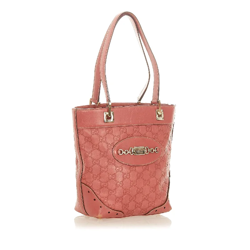 Women Gucci bags with a zip - around closure for securityGucci Guccissima Punch Tote Bag (19979)