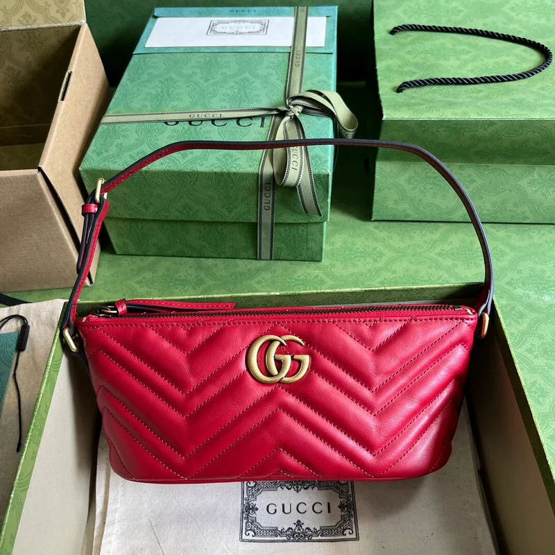 Ladies Gucci shoulder bags with a magnetic - closure flapBC - GUCCI BAGS - 421