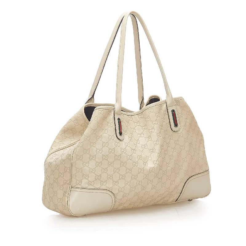 Women Gucci bags with a zippered interior pocketGucci Guccissima Princy Tote Bag (32180)