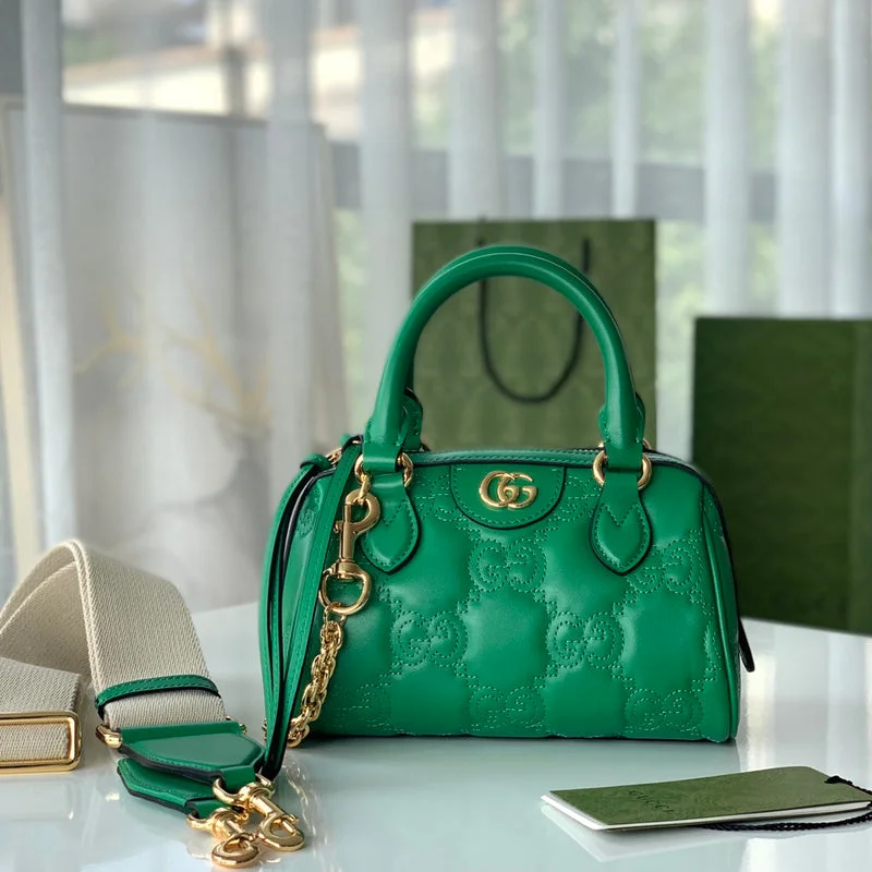 Women Gucci bags with a snap - button closure and a decorative charmgucci luxury - Nushad Bags - 828