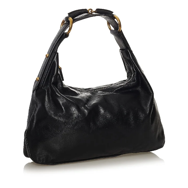 Gucci Marmont bags for women with gold - toned hardwareGucci Horsebit Leather Hobo (33115)