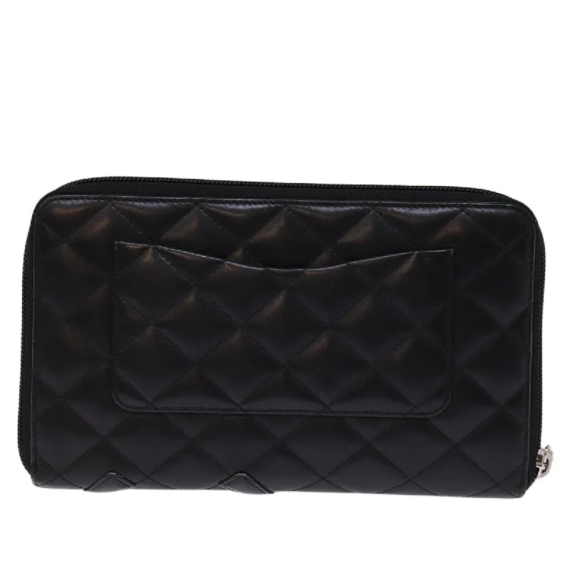 Chanel New Arrival Handbag with Gold HardwareCHANEL Long Wallet Leather Black CC  mr152