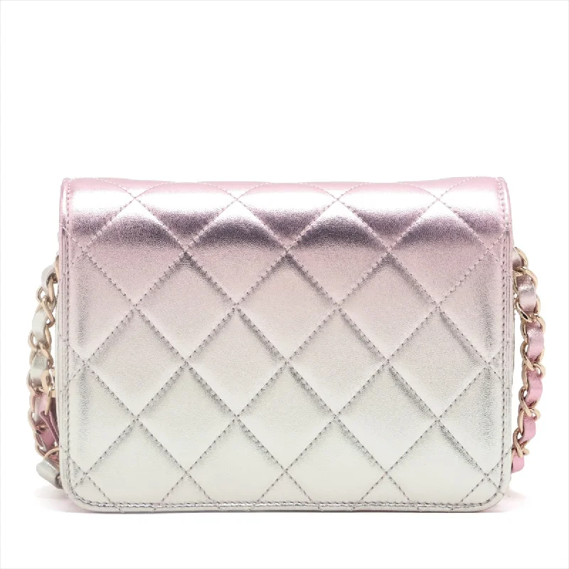 Chanel Quilted Leather Shoulder Bag for FashionistasChanel Lambskin  Chain Shoulder Bag  Pink G  AS3002