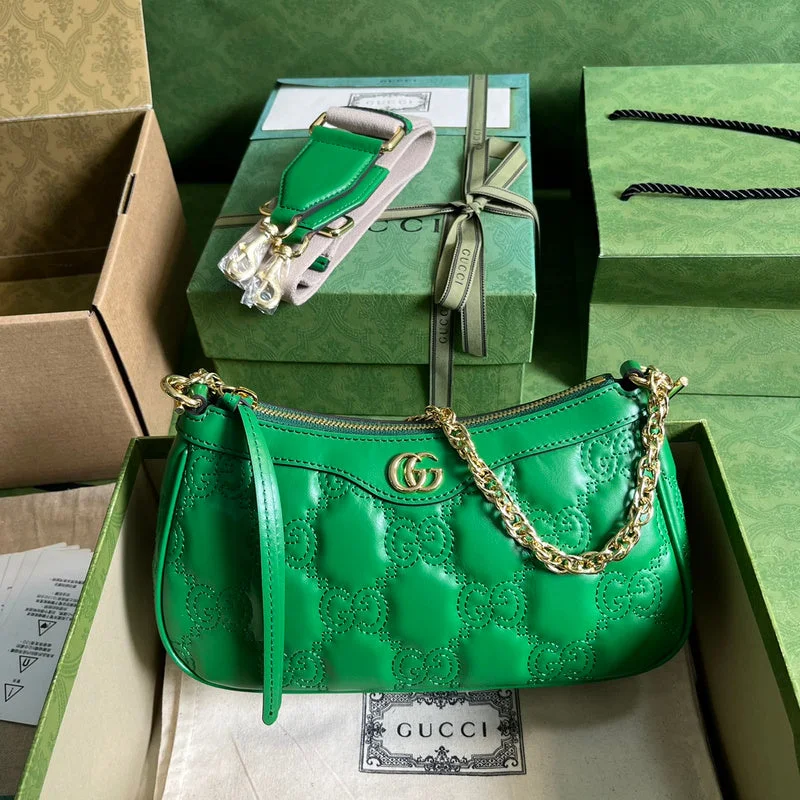 Women Gucci bags with a zip - around closure for securityWF - Gucci Bags - 574