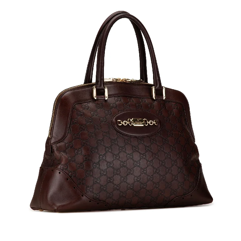 Gucci Marmont bags for women with a contrast - colored interiorGucci Guccissima Punch Handbag b0sszg)