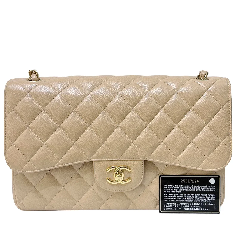 Chanel Medium Tote Bag for Office LadiesChanel Jumbo Classic Flap Bag Beige Ghw