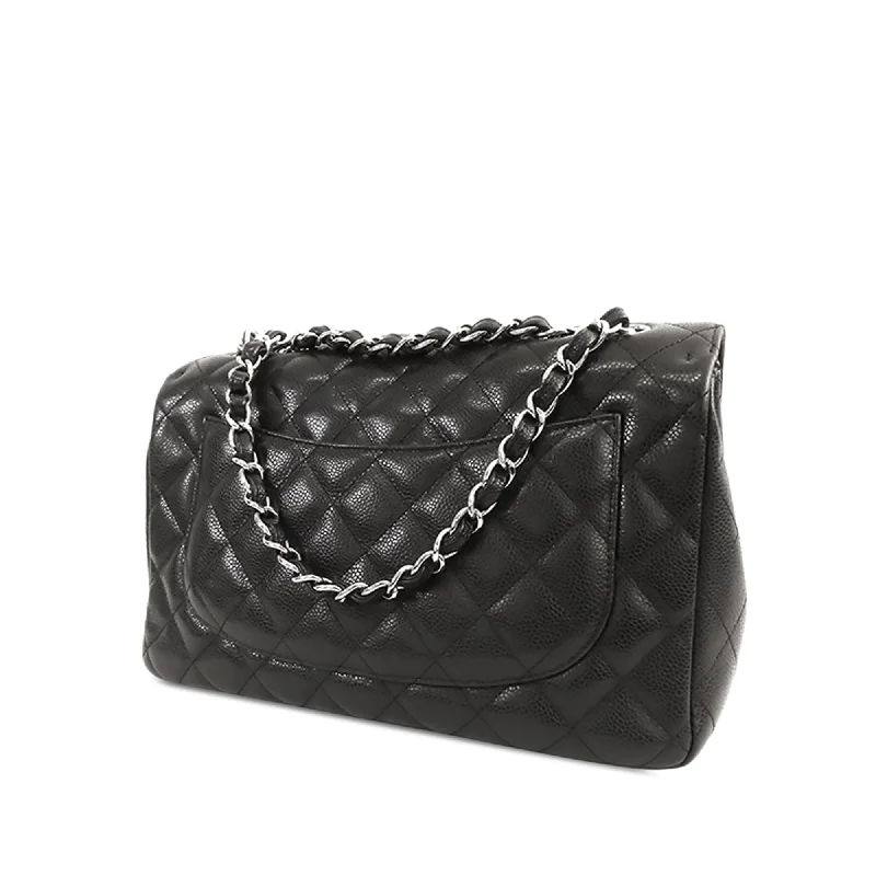 Chanel New Arrival Handbag with Gold HardwareCHANEL Jumbo Classic Caviar Single Flap Shoulder Bag