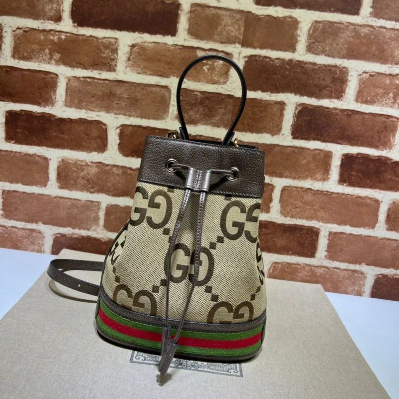 Women Gucci bags with a snap - button closure and a decorative charmgucci luxury - Nushad Bags - 856